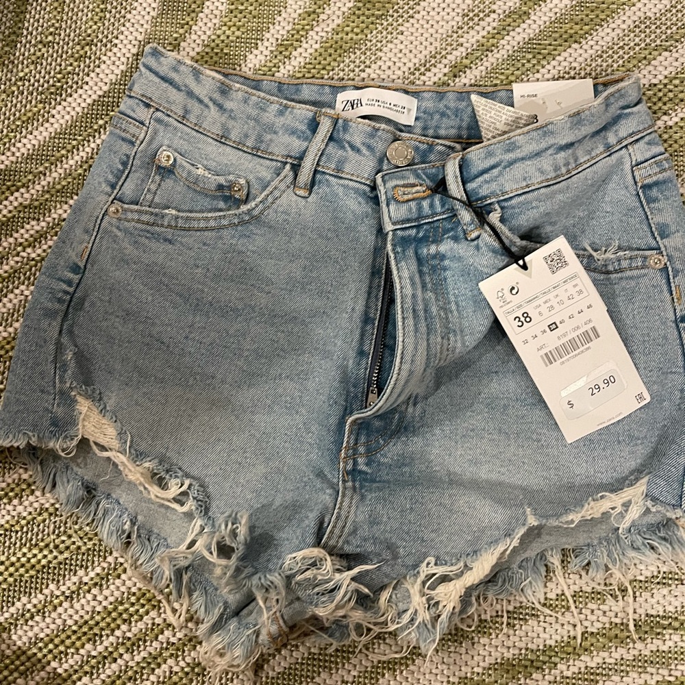 Zara denim shorts